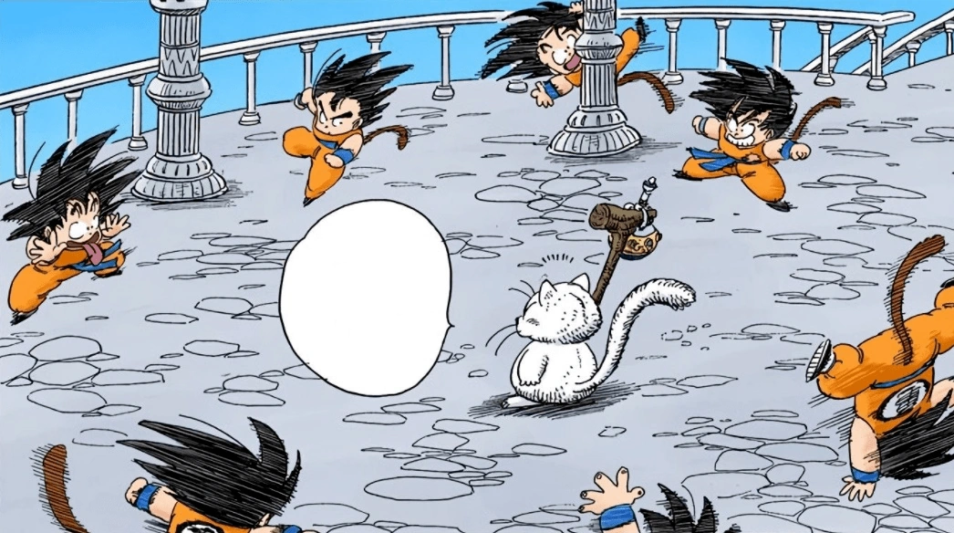 Le Zanzoken dans Dragon Ball